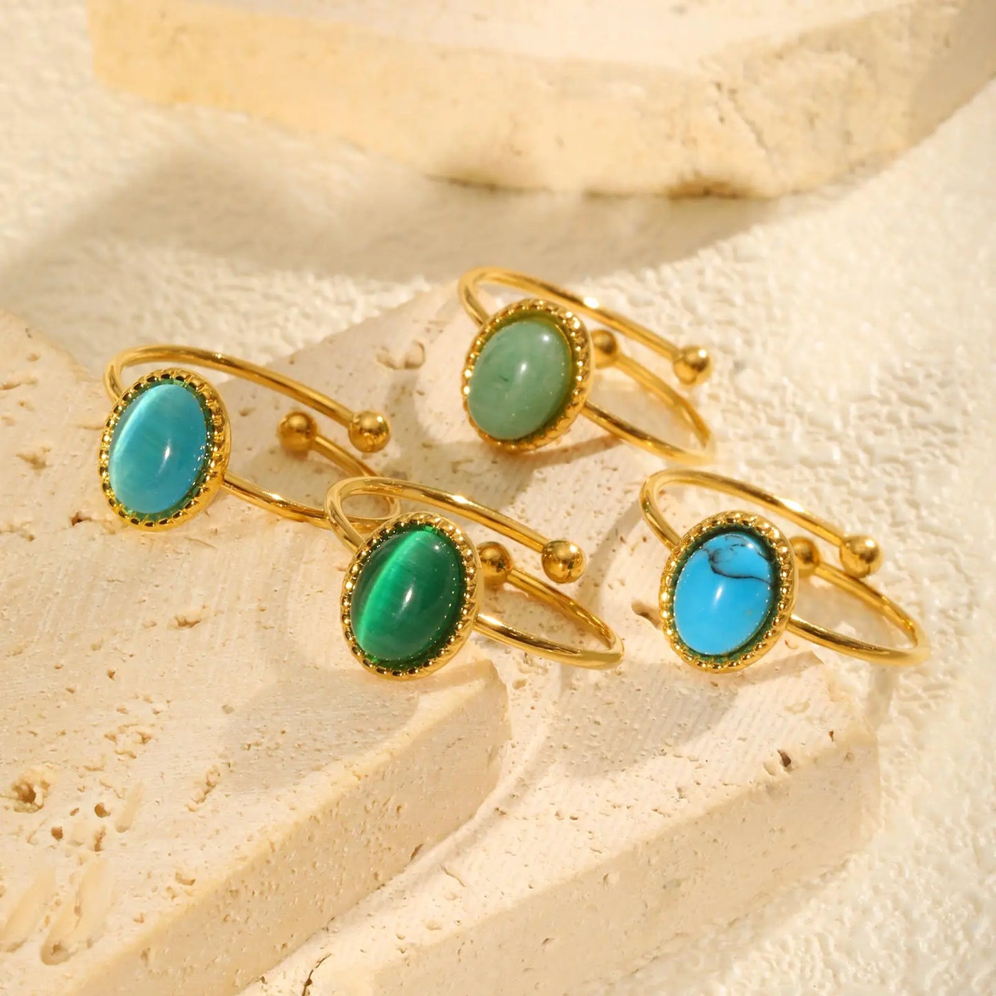 Lune d’Or Stone Ring