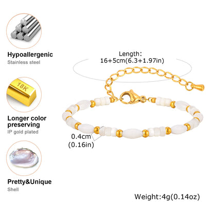 Perla Blanche Bracelet