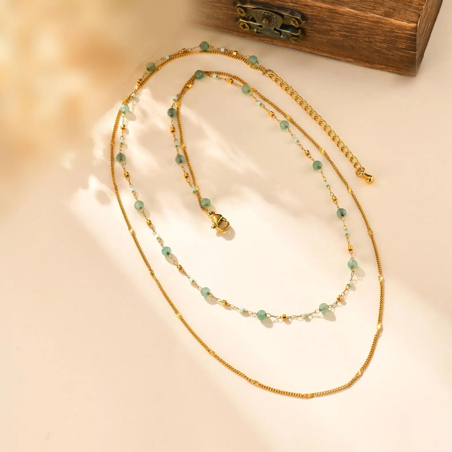 Émeraude Céleste Necklace