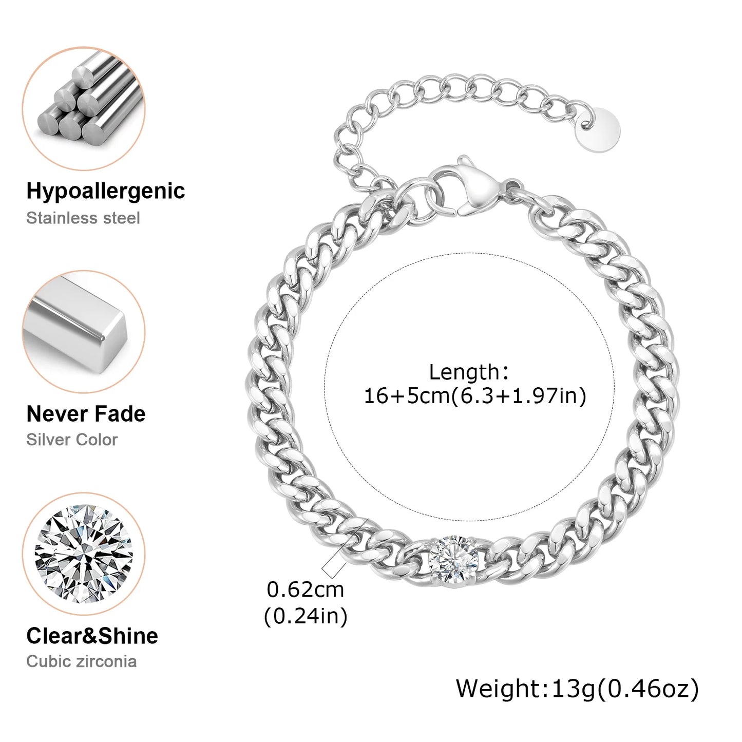 Lustre Link Bracelet