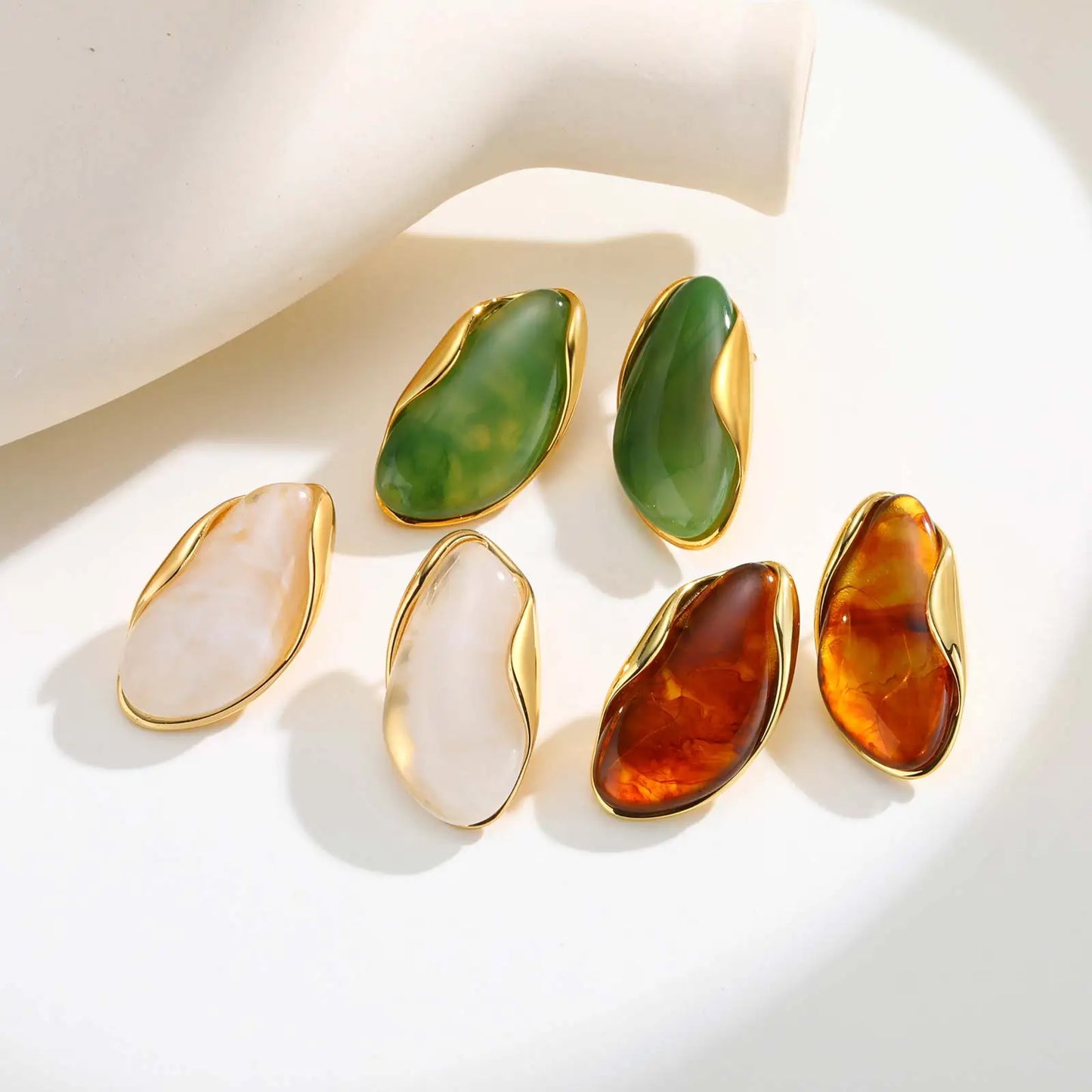Aurora Gem Studs