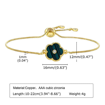 Fleur Élégante Bracelet