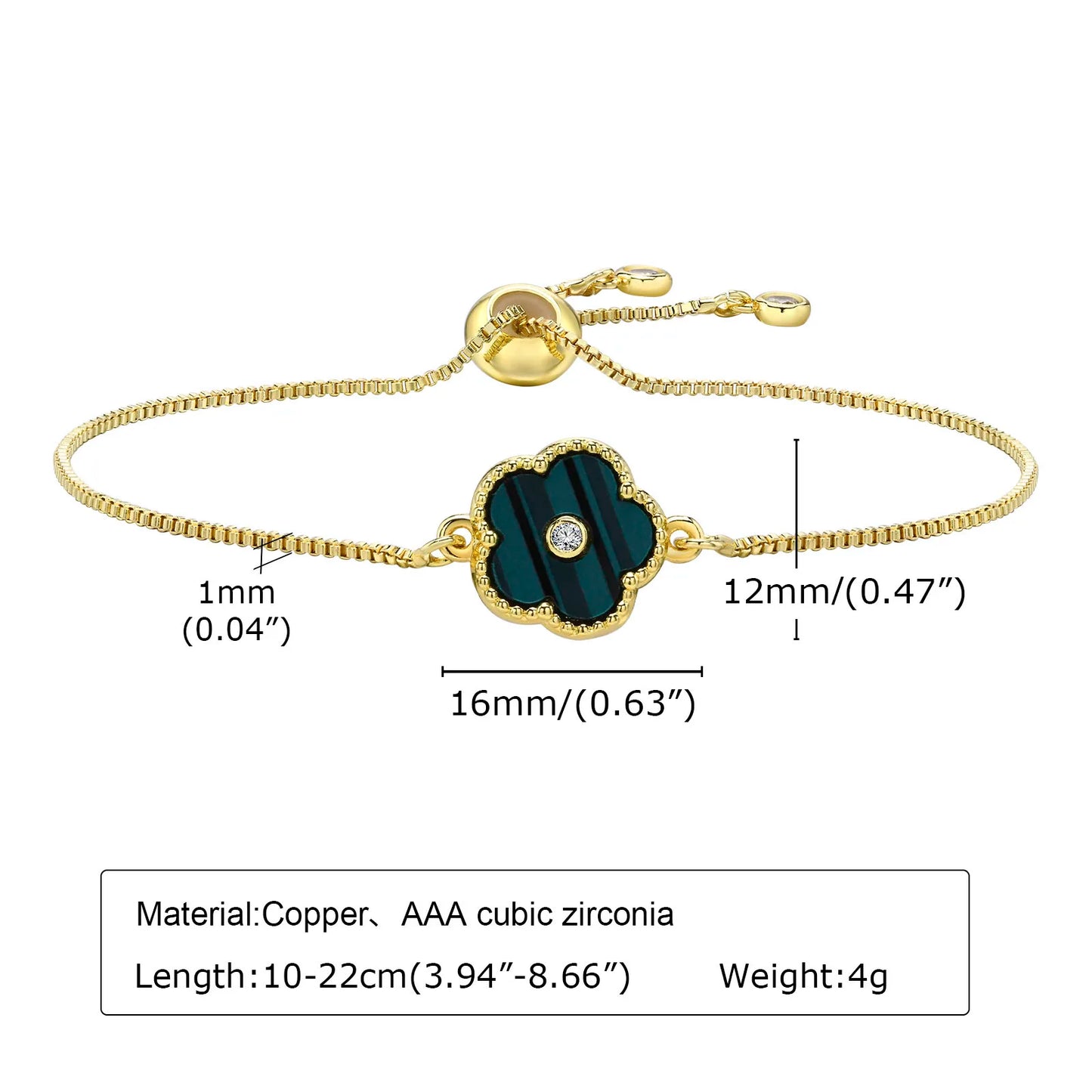 Fleur Élégante Bracelet