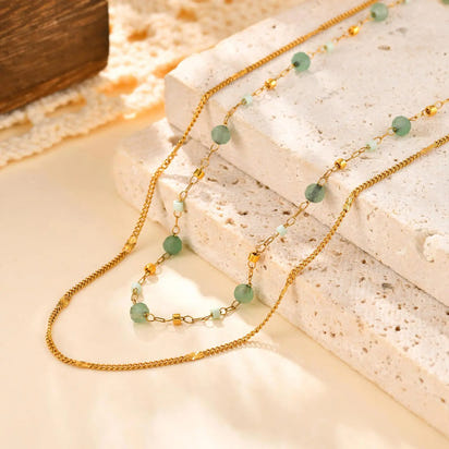 Émeraude Céleste Necklace