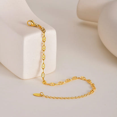Gold Mini Link Bracelet