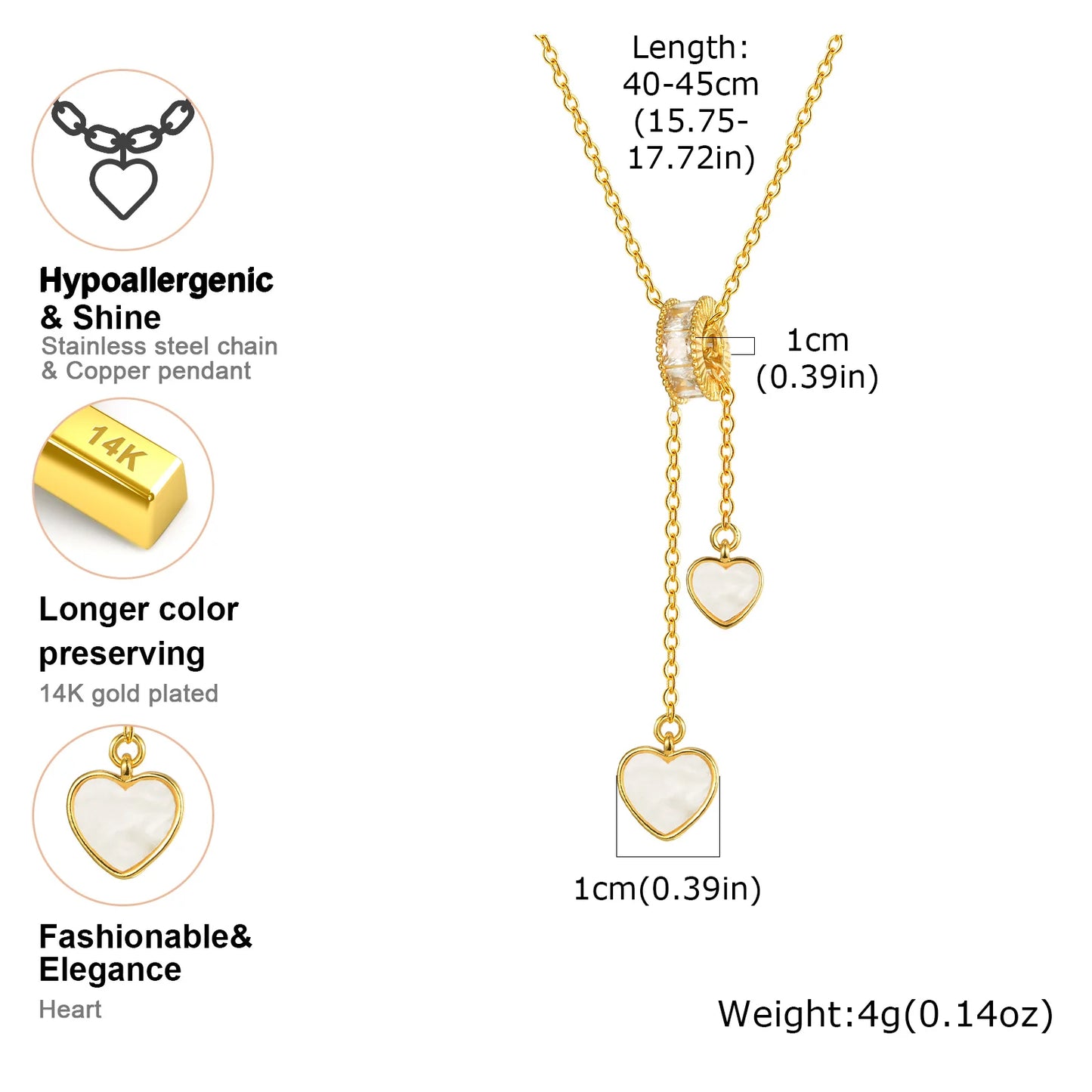 Lumière Heart Necklace