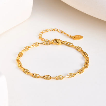 Gold Mini Link Bracelet