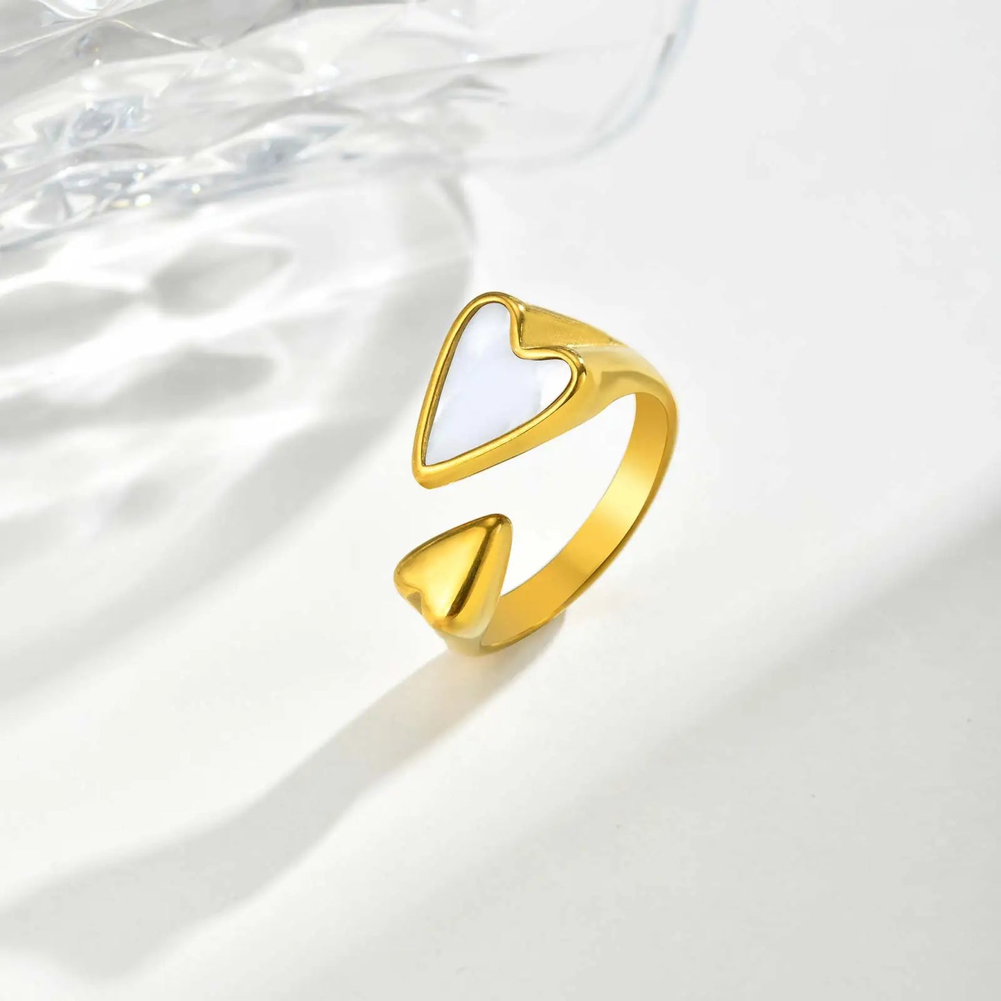 Luxe Heart Charm Ring