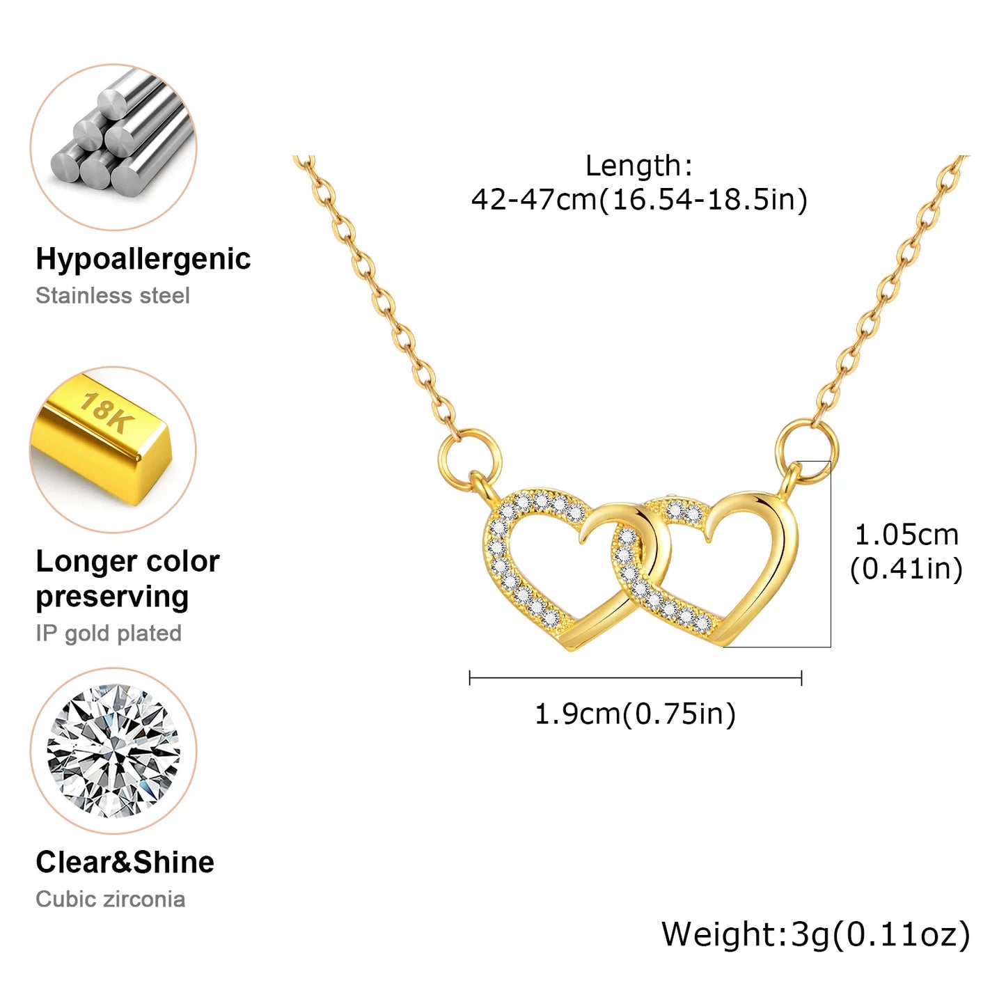 Eternal Hearts Necklace