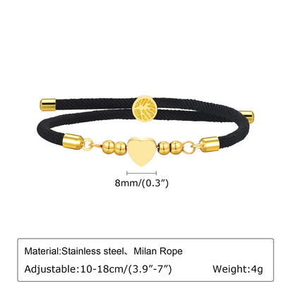 Golden Heart Milano Bracelet