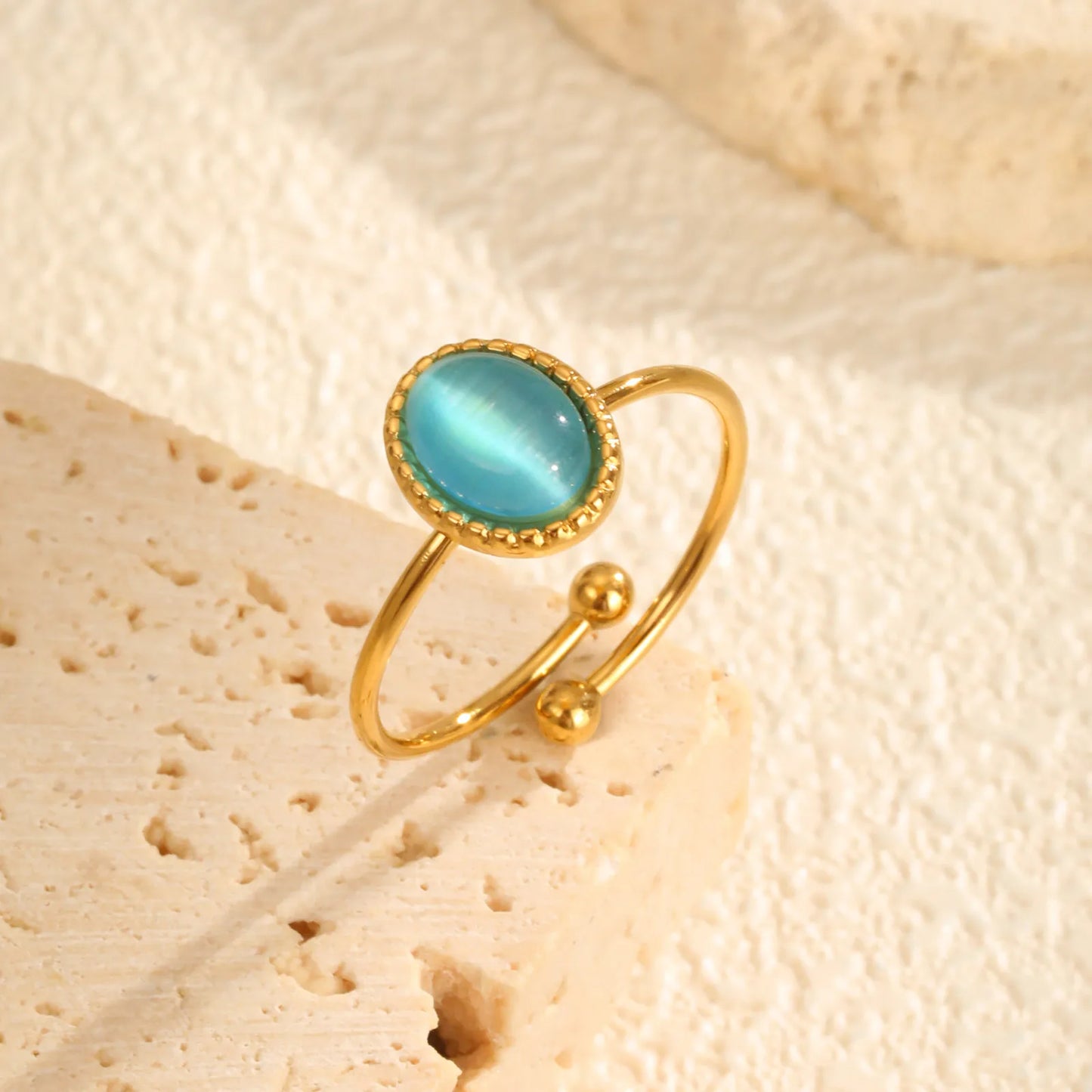 Lune d’Or Stone Ring