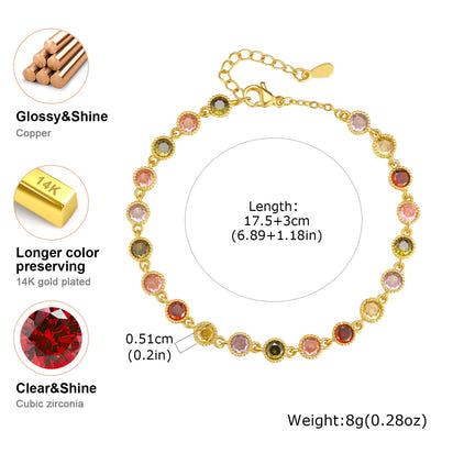 Zircon Glow Bracelet