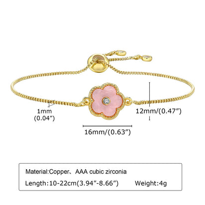 Fleur Élégante Bracelet