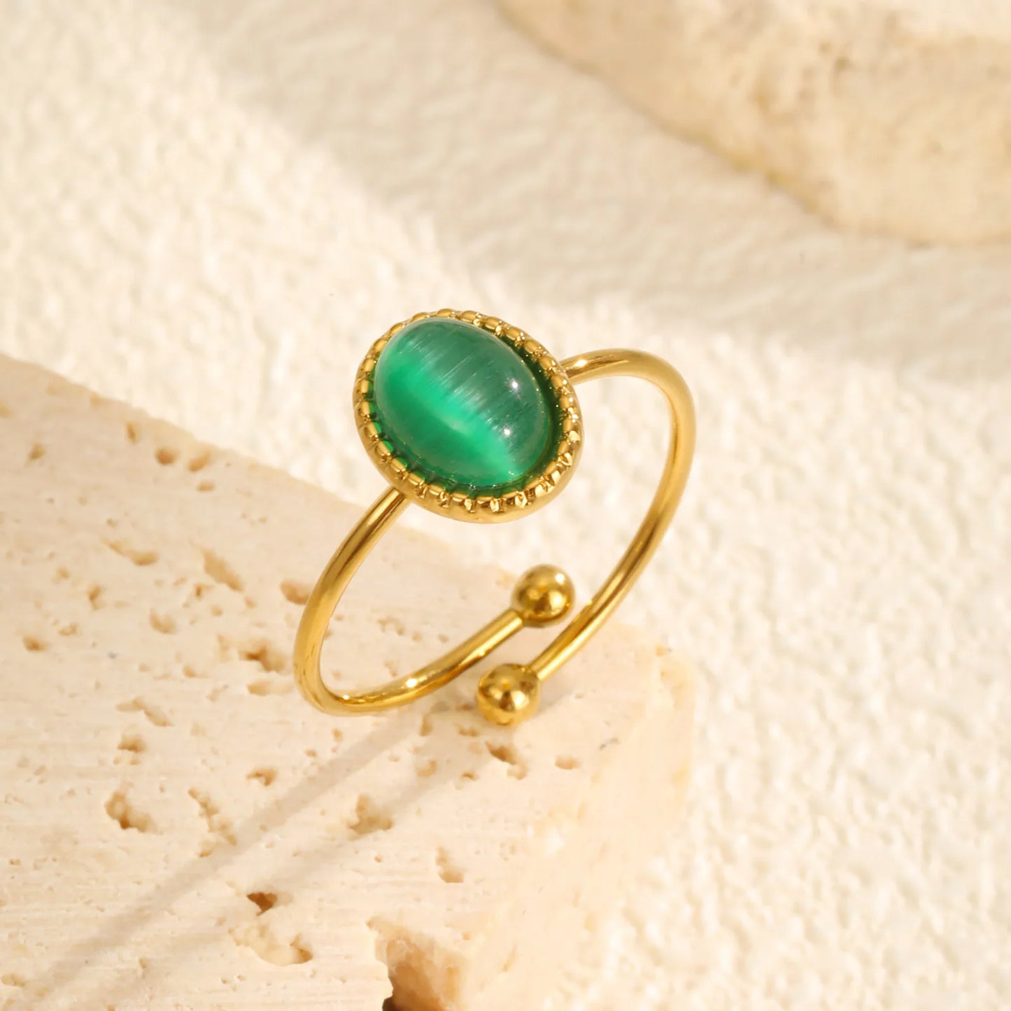 Lune d’Or Stone Ring