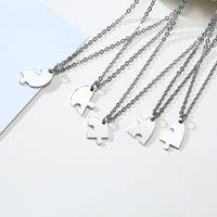 5-Piece Interlocking Heart  Necklaces