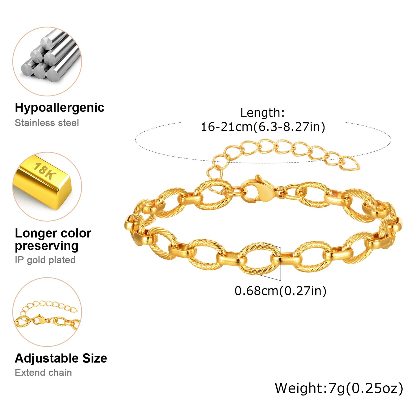 Chaîne Élégante Bracelet