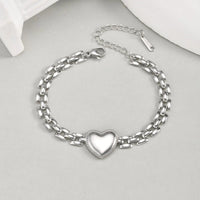 Amour Heart Link Bracelet