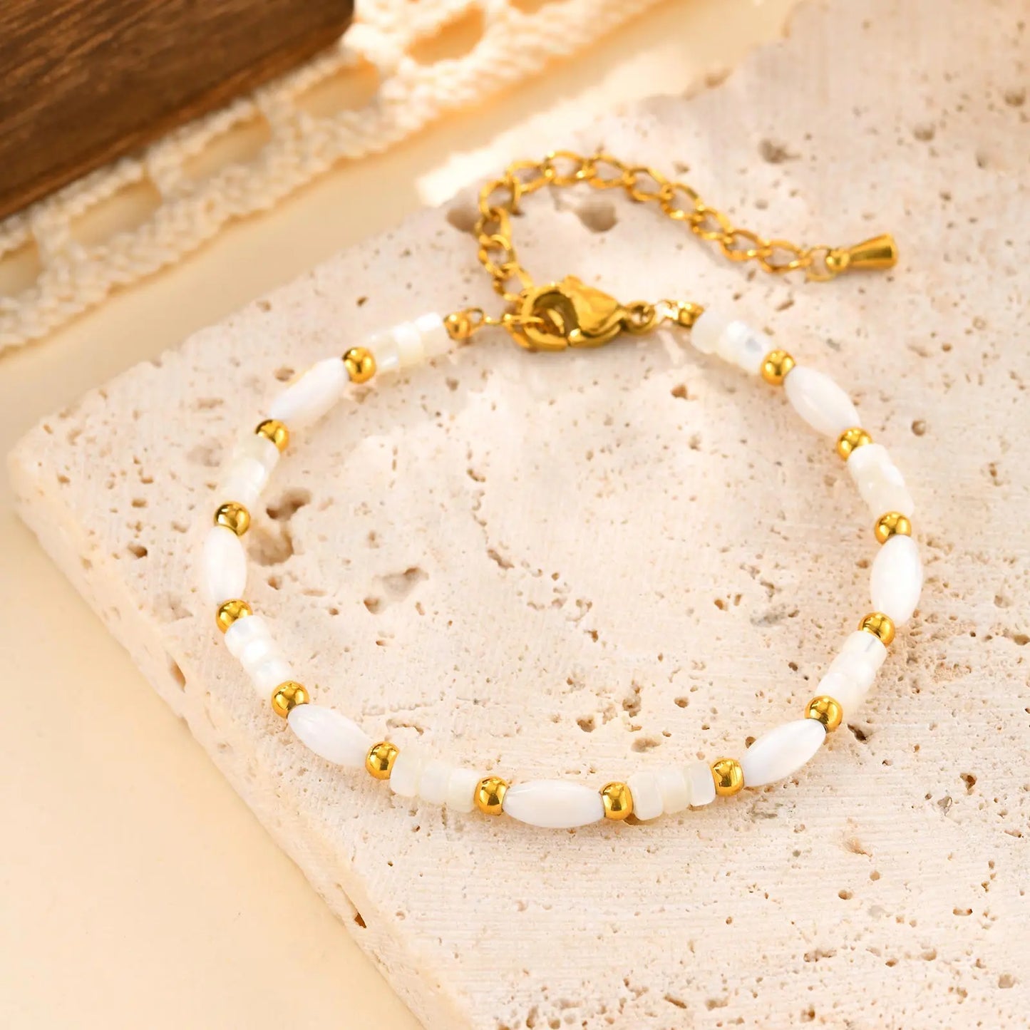 Perla Blanche Bracelet