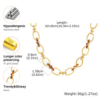 Chaîne Élégance Marbrée Set