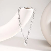 Heart Charm Chain Bracelet