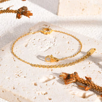 Sunray Zircon Charm Bracelet