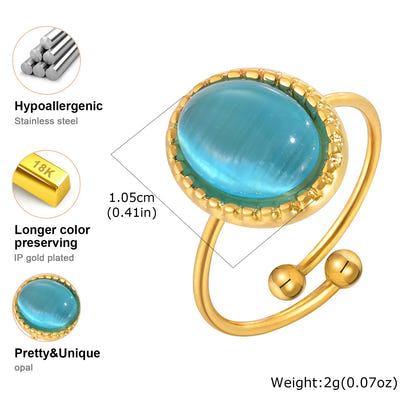 Lune d’Or Stone Ring