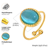 Lune d’Or Stone Ring