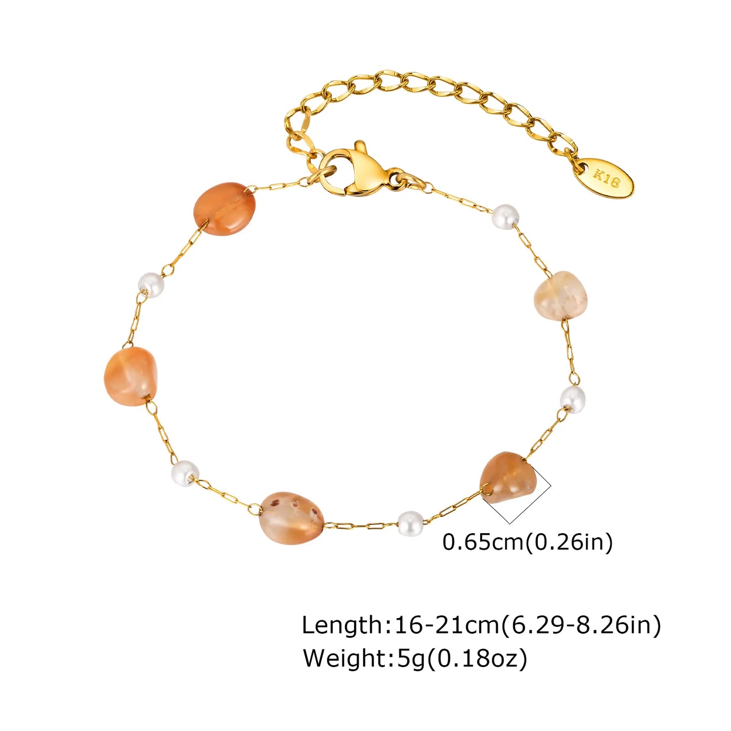 Boho Gemstone Glow Bracelet