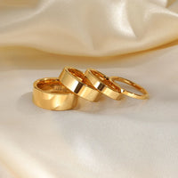 Classic Tungsten Gold Wedding Band