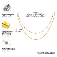 Émeraude Céleste Necklace