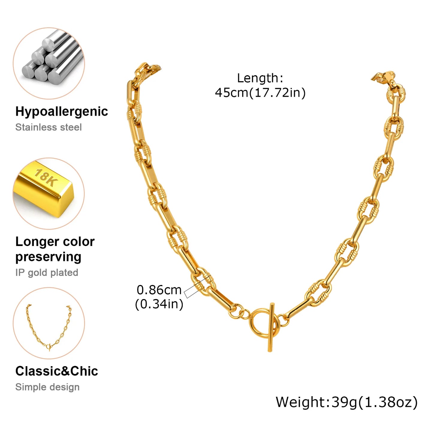 Chaîne Élégante Necklace