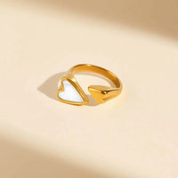 Luxe Heart Charm Ring