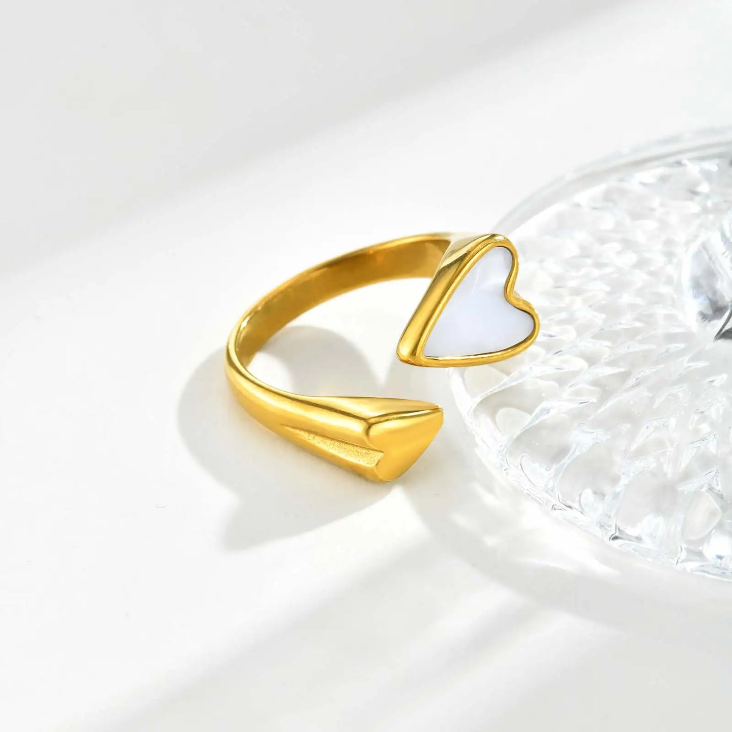 Luxe Heart Charm Ring