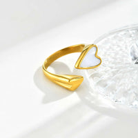 Luxe Heart Charm Ring