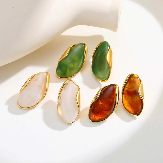 Aurora Gem Studs