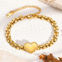 Amour Heart Link Bracelet