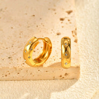 Étoile Dorée Hoop Earrings