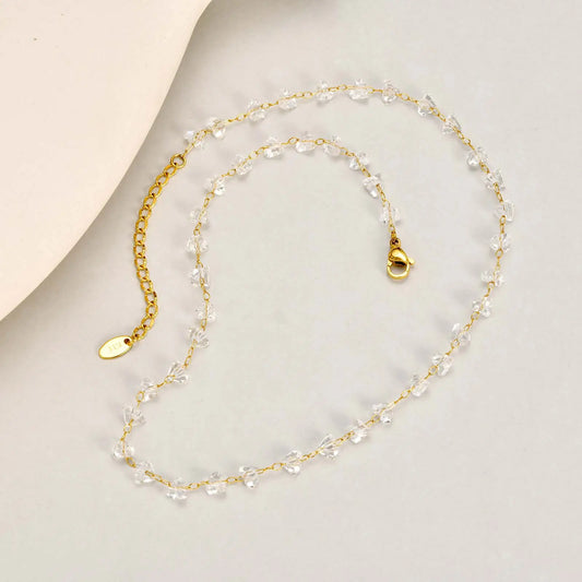 Éclat Lumière Crystal Necklace