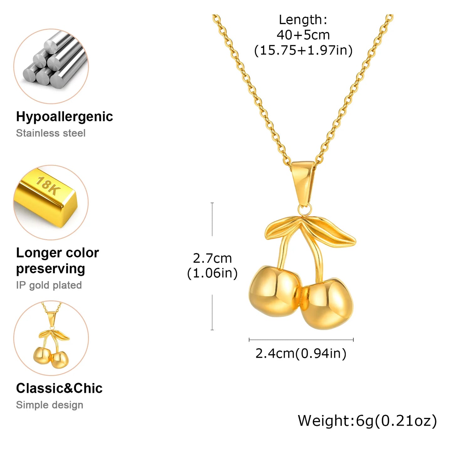 Cerisier d’Or Necklace