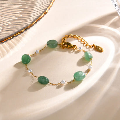 Boho Gemstone Glow Bracelet