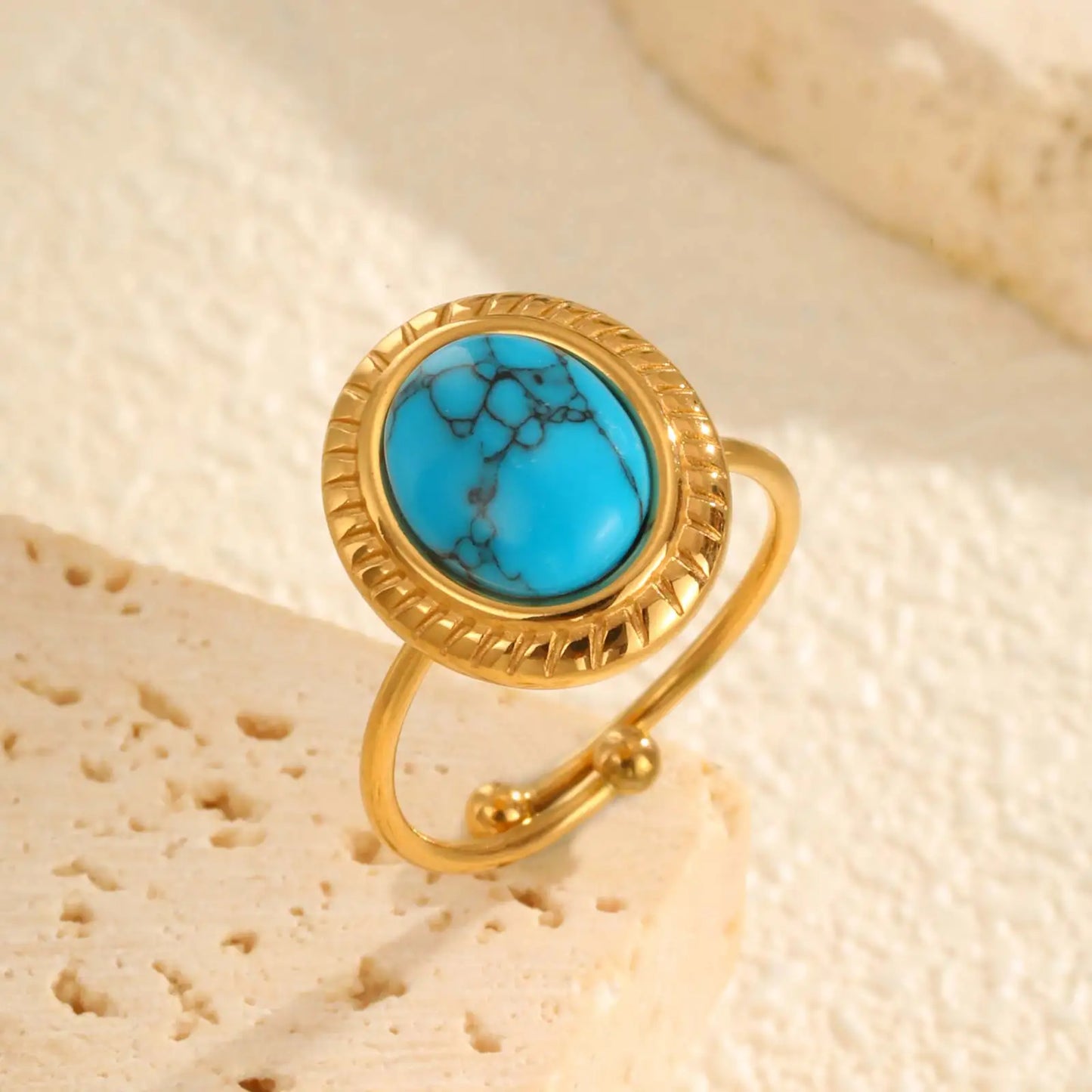 Lune d’Or Stone Ring