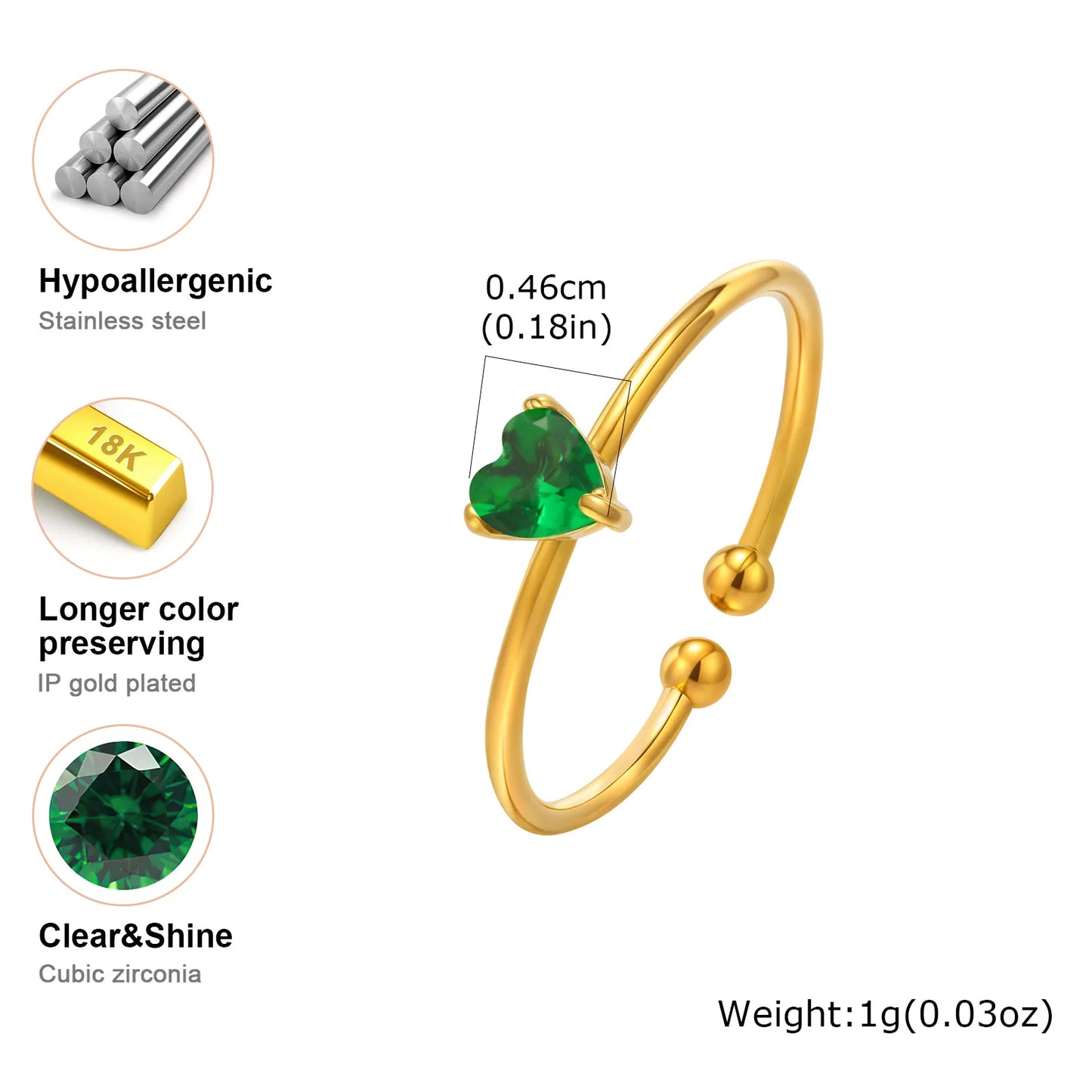 Lumière Birthstone Ring