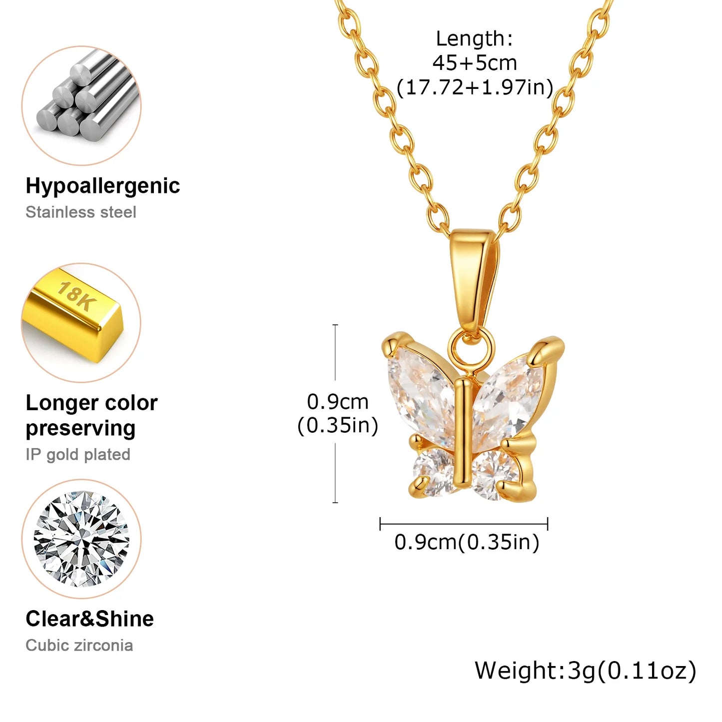 Papillon d’Or Necklace