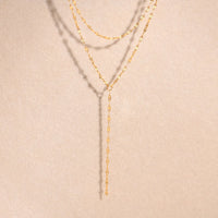 Double Layer Fringe Chain Necklace