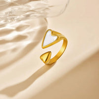Luxe Heart Charm Ring