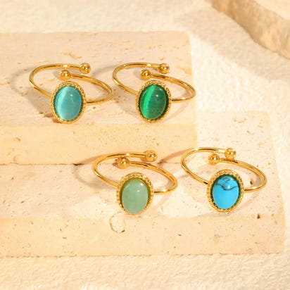 Lune d’Or Stone Ring