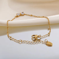 Elegant Zircon Bow Bracelet